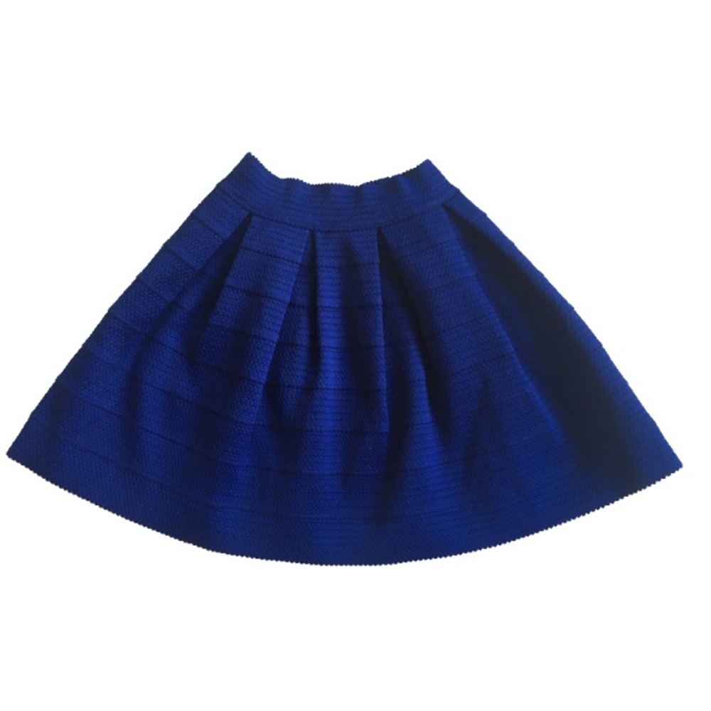 Express Royal Blue A-Line Skirt